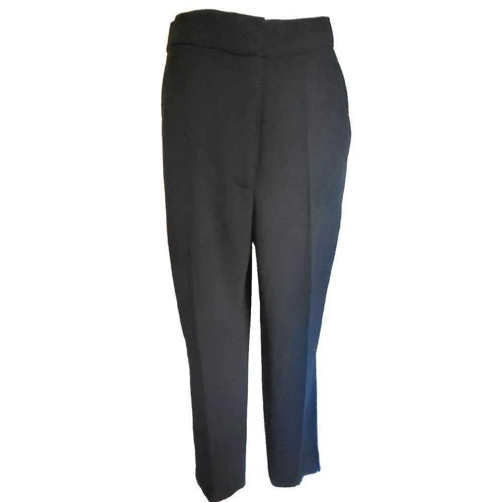 New With Tags J. Crew High Rise Easy Pant Size 4 Black Slacks